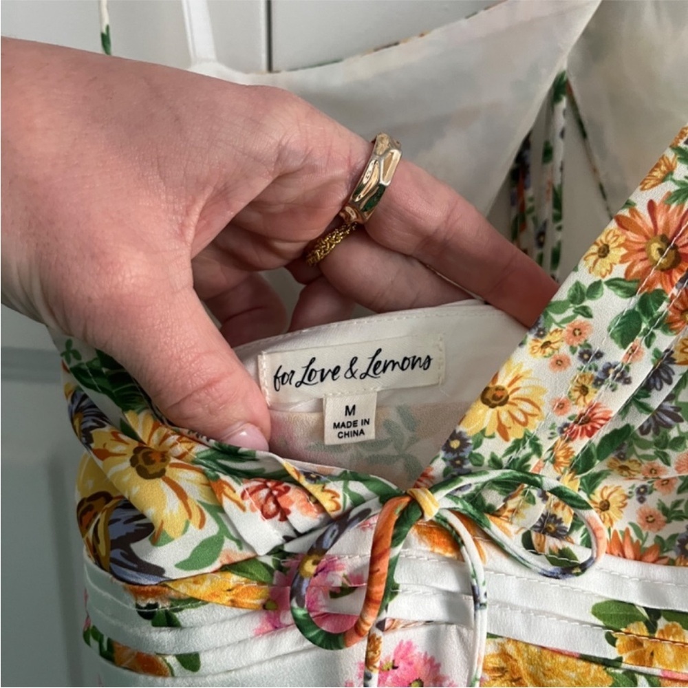 For Love and Lemons Roslyn Dress Size Medium - Picture 7 of 10